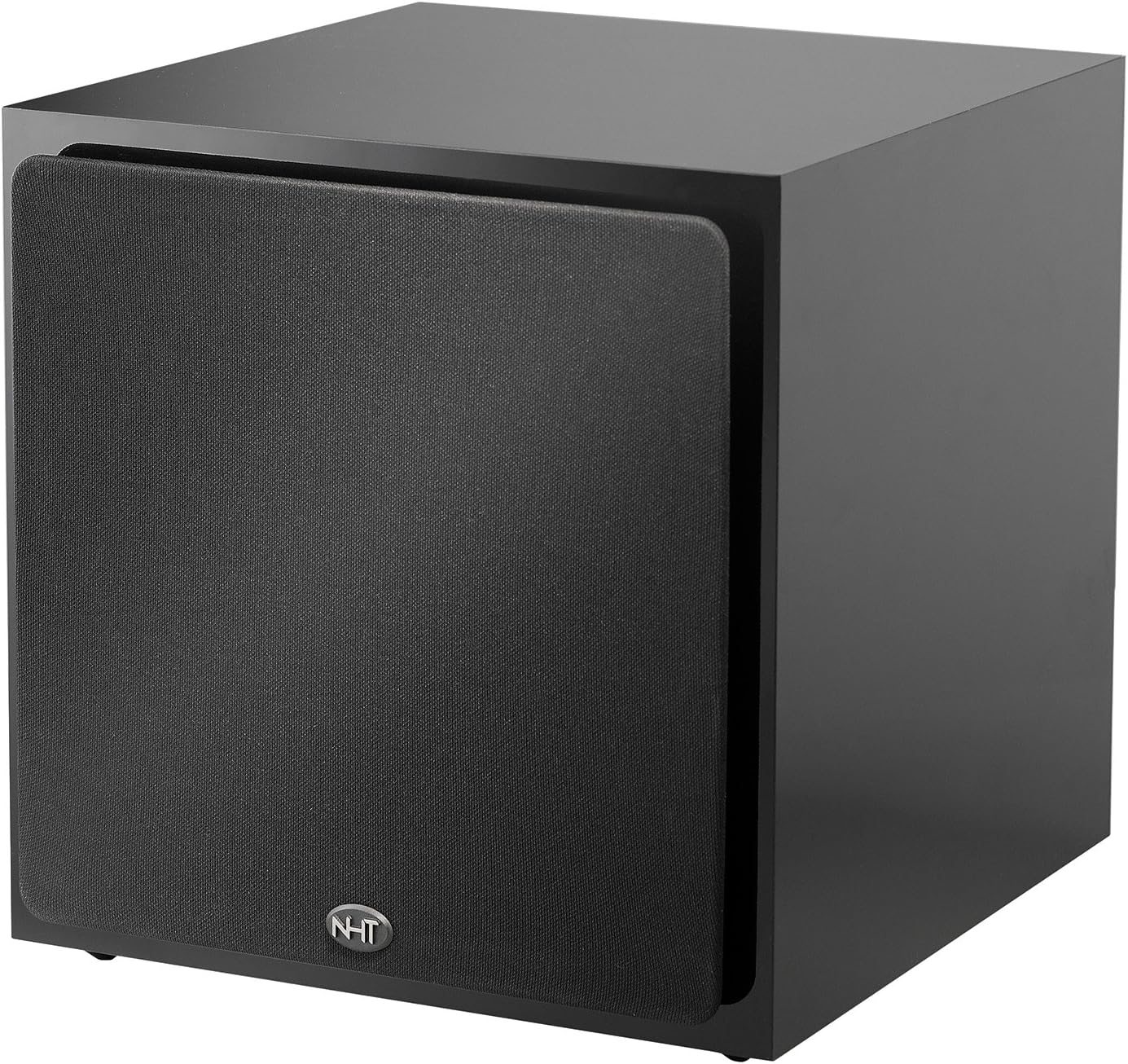NHT SS-10 10-inch Long Throw 250 W Powered Subwoofer | Sealed Box | Deep Musical Bass | High Gloss Black Laminate