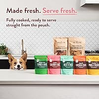 Vista 3 de Portland Pet Food Company Bolsas de Comida Fresca para Perros Complementos de Grado Humano Comida Húmeda para Mascotas y Mezclas - Sin Gluten
