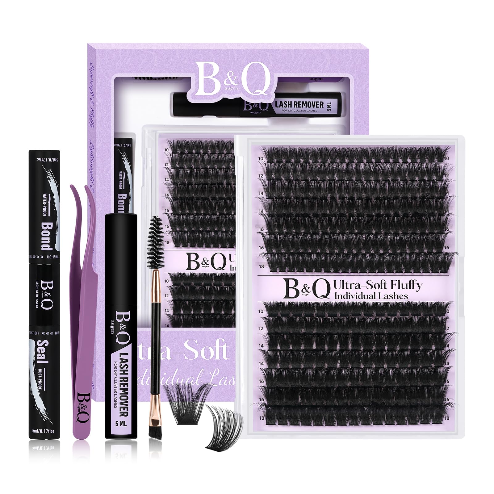 Dramatic Fluffy Lash Clusters - Volume Eyelashes -13