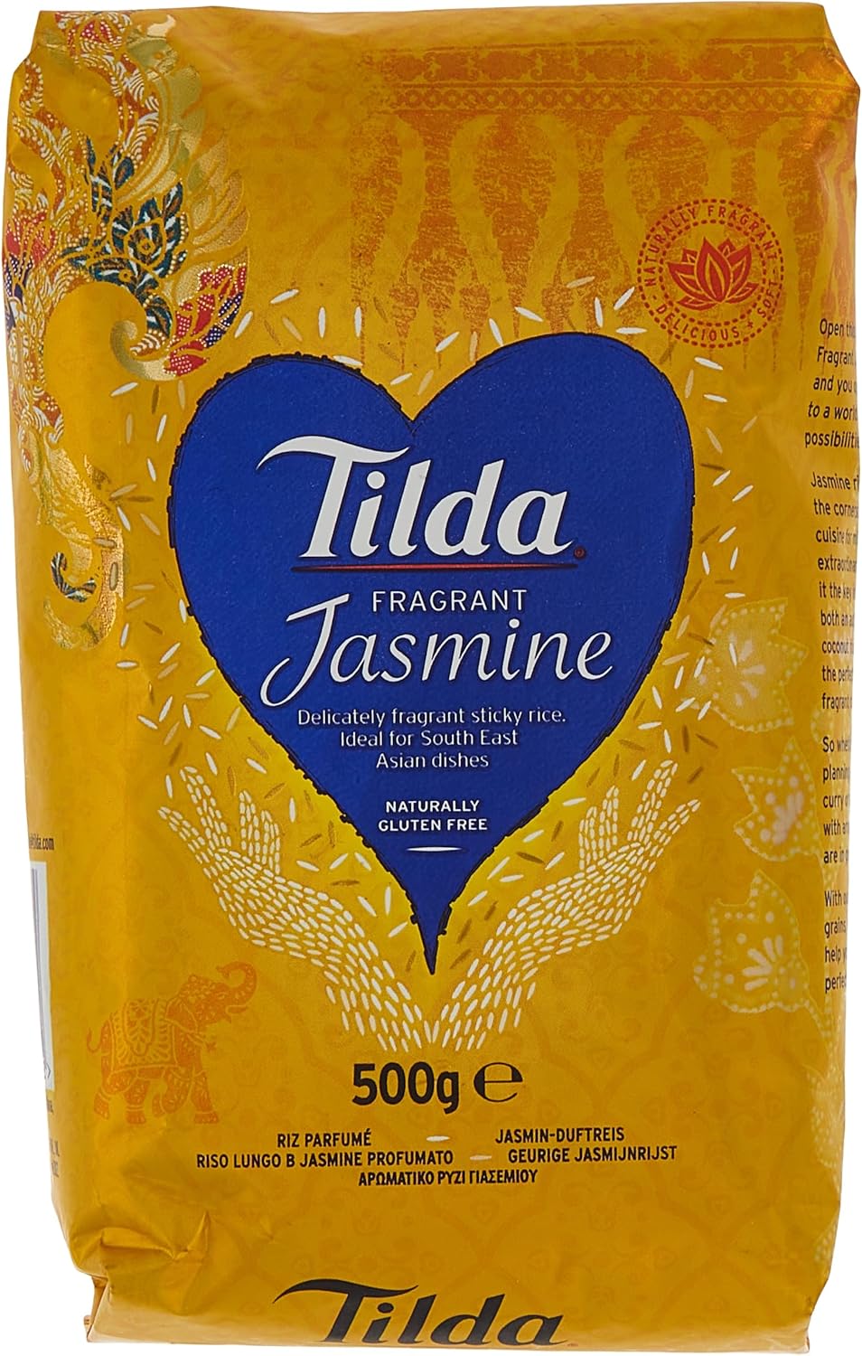 Tilda Jasmine Fragrant Basmati Rice, 500 g Amazon.co.uk Grocery