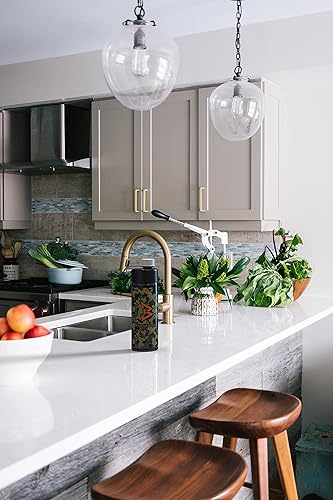 Miniatura 7 de Tea of a Kind TOAK - Kit de inicio de botella de agua reutilizable, incluye 3 tapas para mezclar con tu agua, tapas de sabor portátiles (botella de