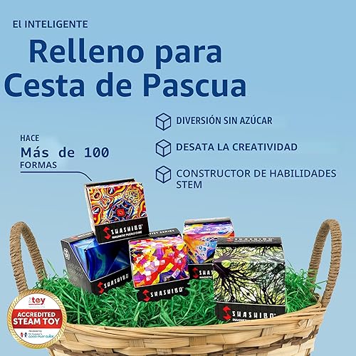 Miniatura 2 de Shashibo - Cubo que cambia de forma, juego para aliviar la ansiedad, con 36 imanes de tierras raras, premiado y patentado, extraordinario cubo