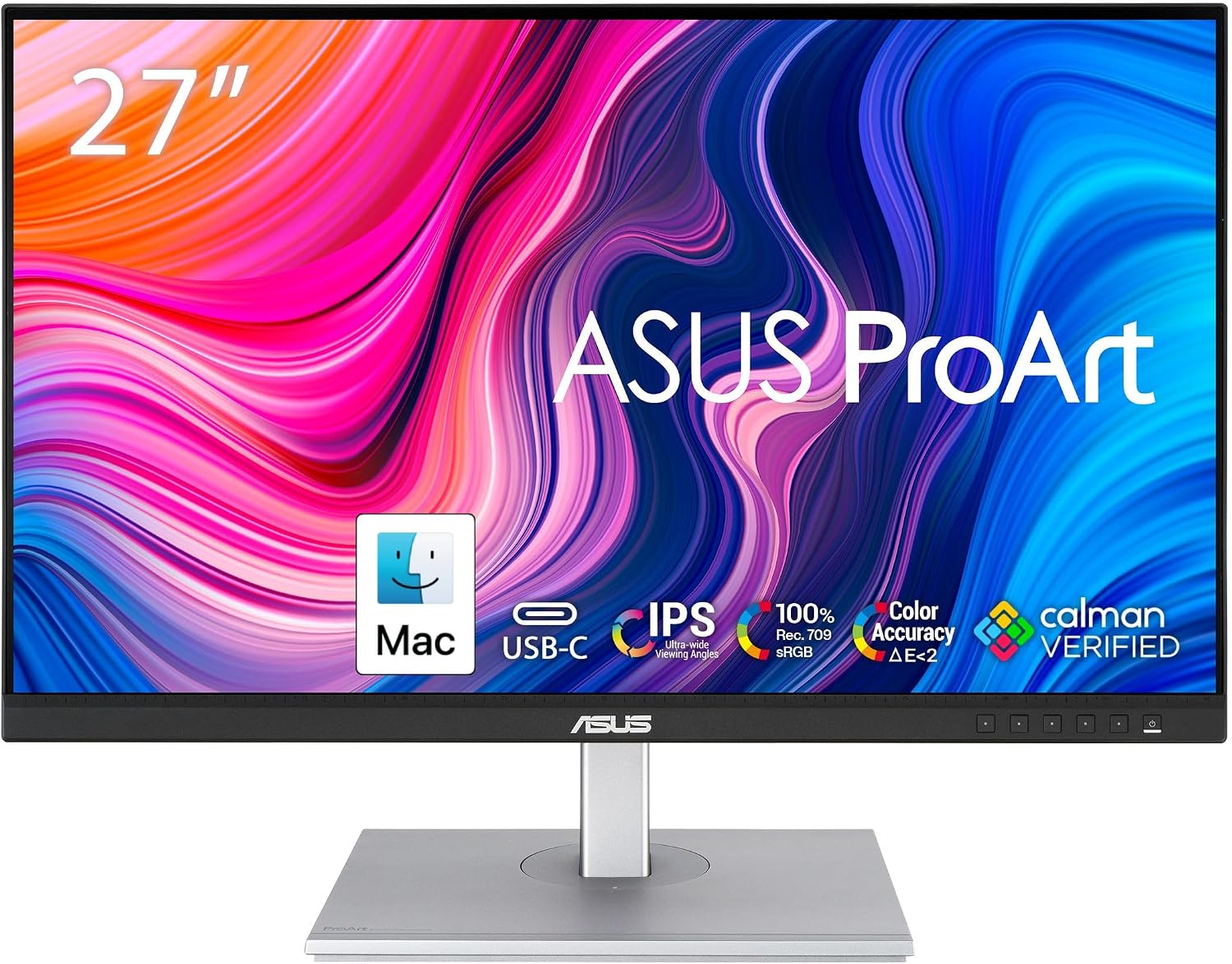 ASUS ProArt PA278CV 27 Inch 1440p QHD USB-C Professional Monitor