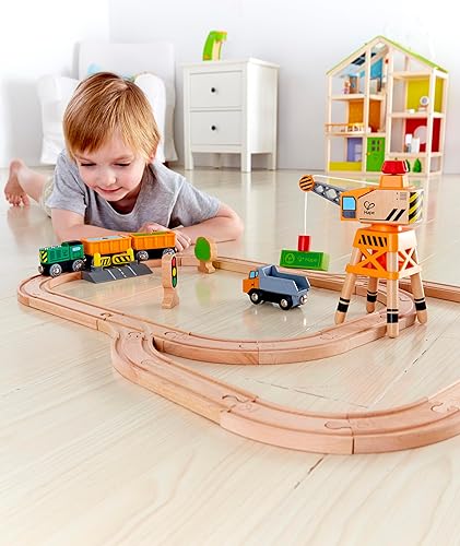 Miniatura 4 de Hape Tren de carga diesel ferroviario, L: 9.8, W: 1.4, H: 1.9 pulgadas