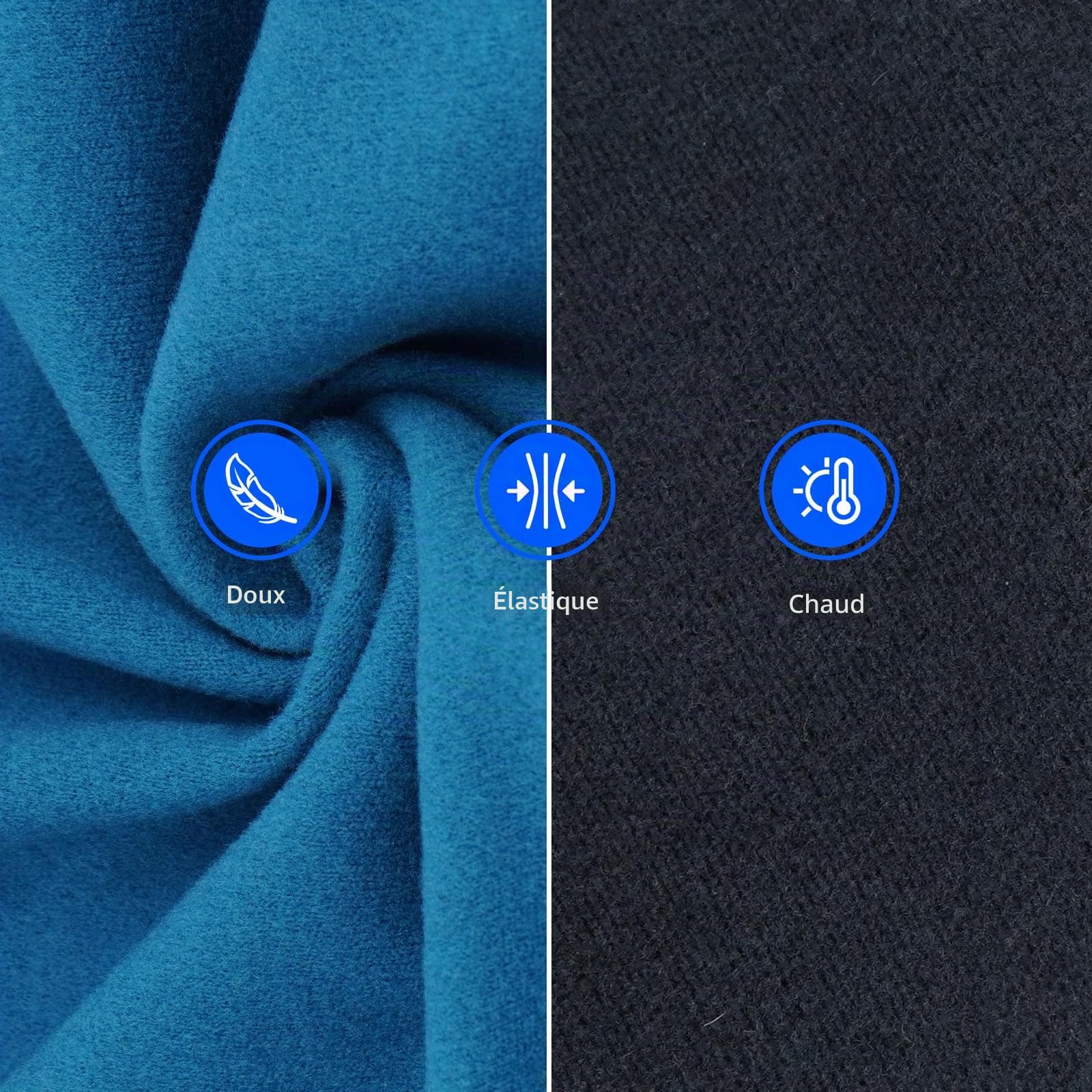 PUMYPOREITY Pull en polaire pour lévrier - Chemise en polaire pour lévrier - Bleu - Taille M