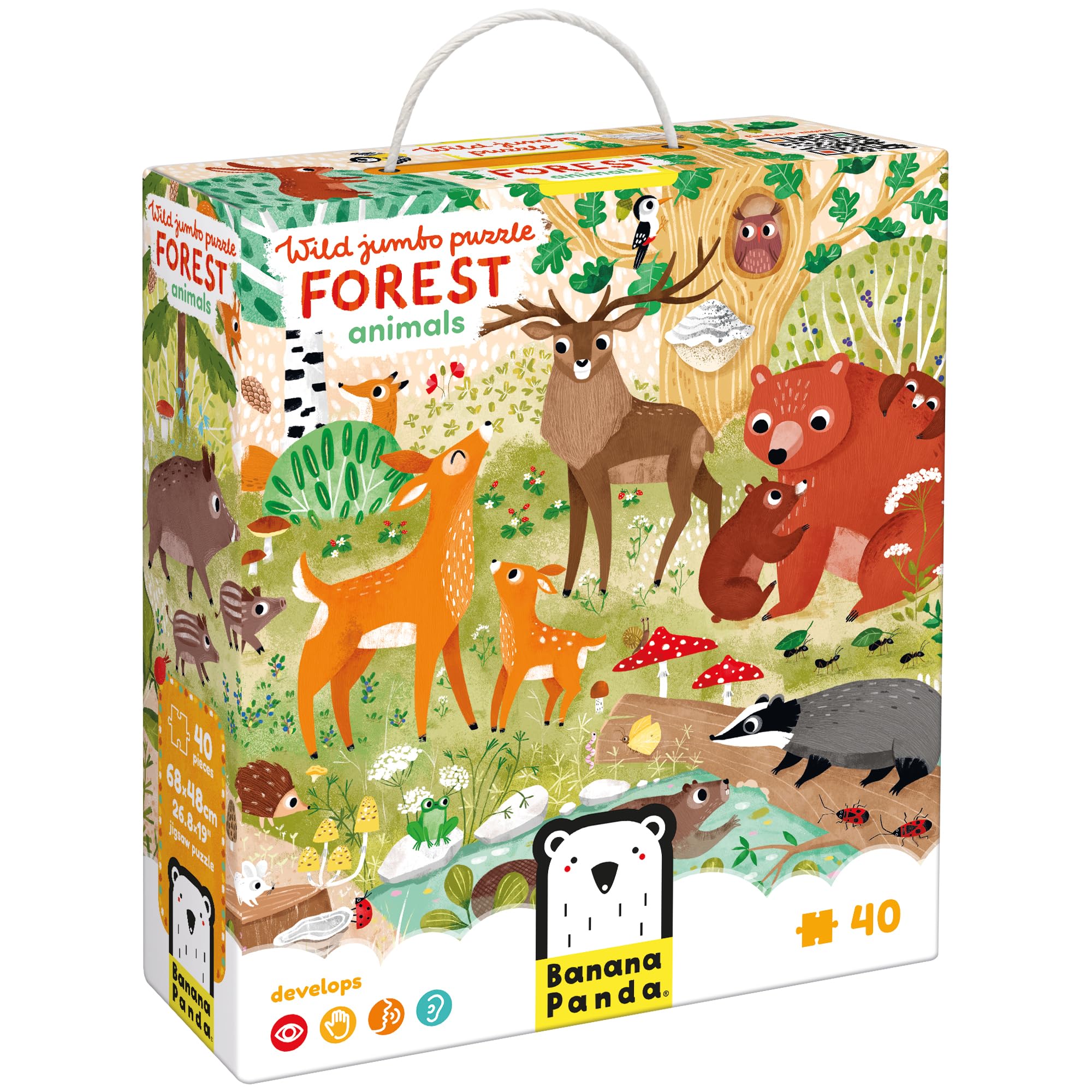 Wild Jumbo Puzzle Forest Animals 3+ Floor Puzzle
