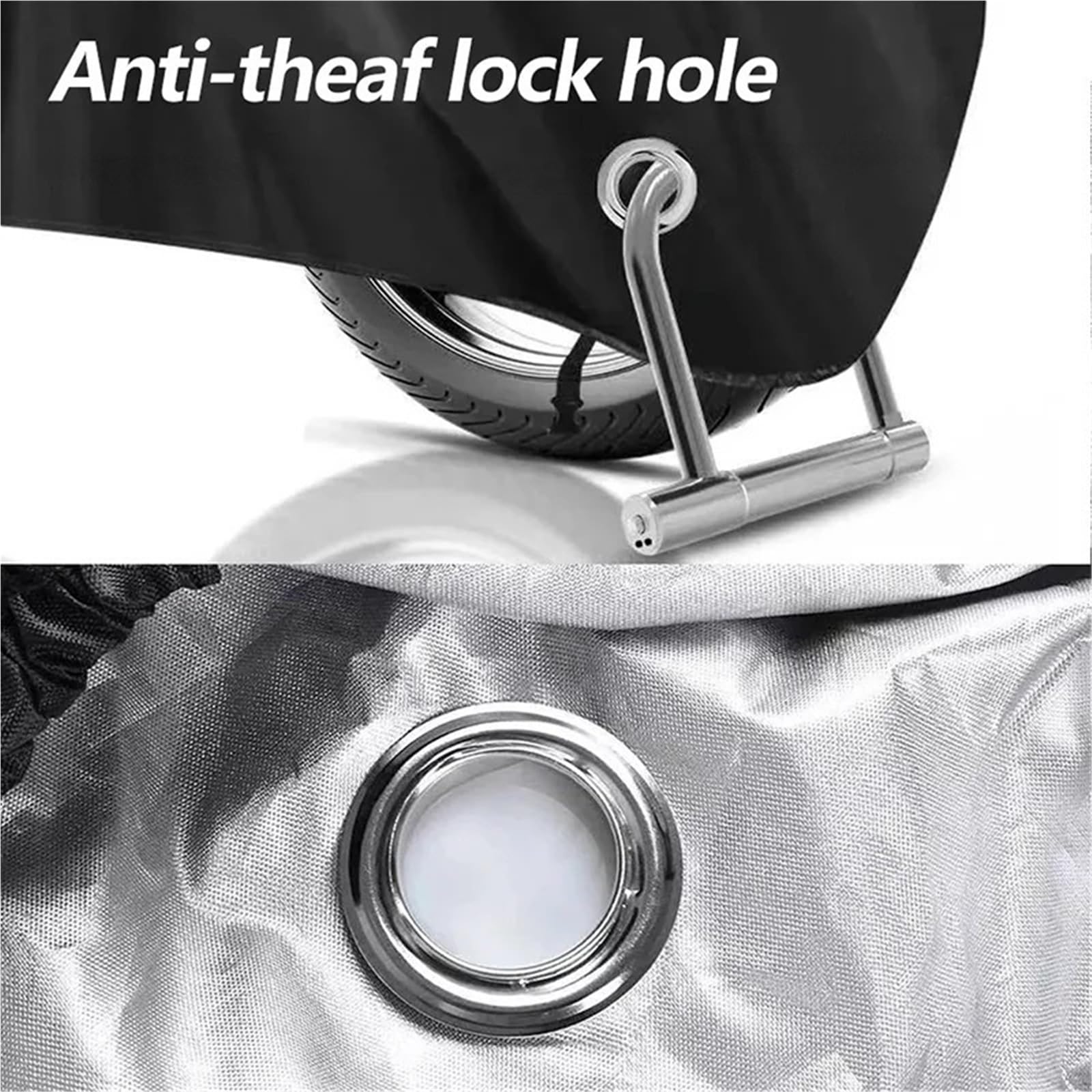 For Ninja 400 650 300 250 250R Ninja H2 ZX14R ZX10R ZX6R Motorcycle Cover Outdoor Uv Protector Dust-proof Rain Covers(Black,4XL for 250cm)