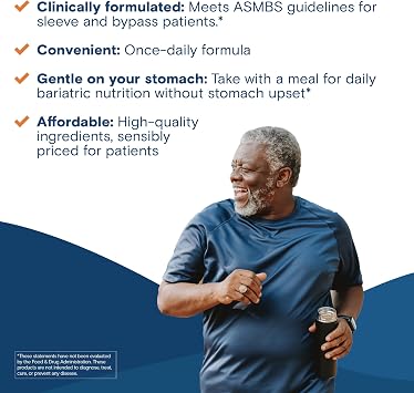 Bariatric Fusion One Per Day Bariatric Multivitamin with Iron for Men, 30 Capsules