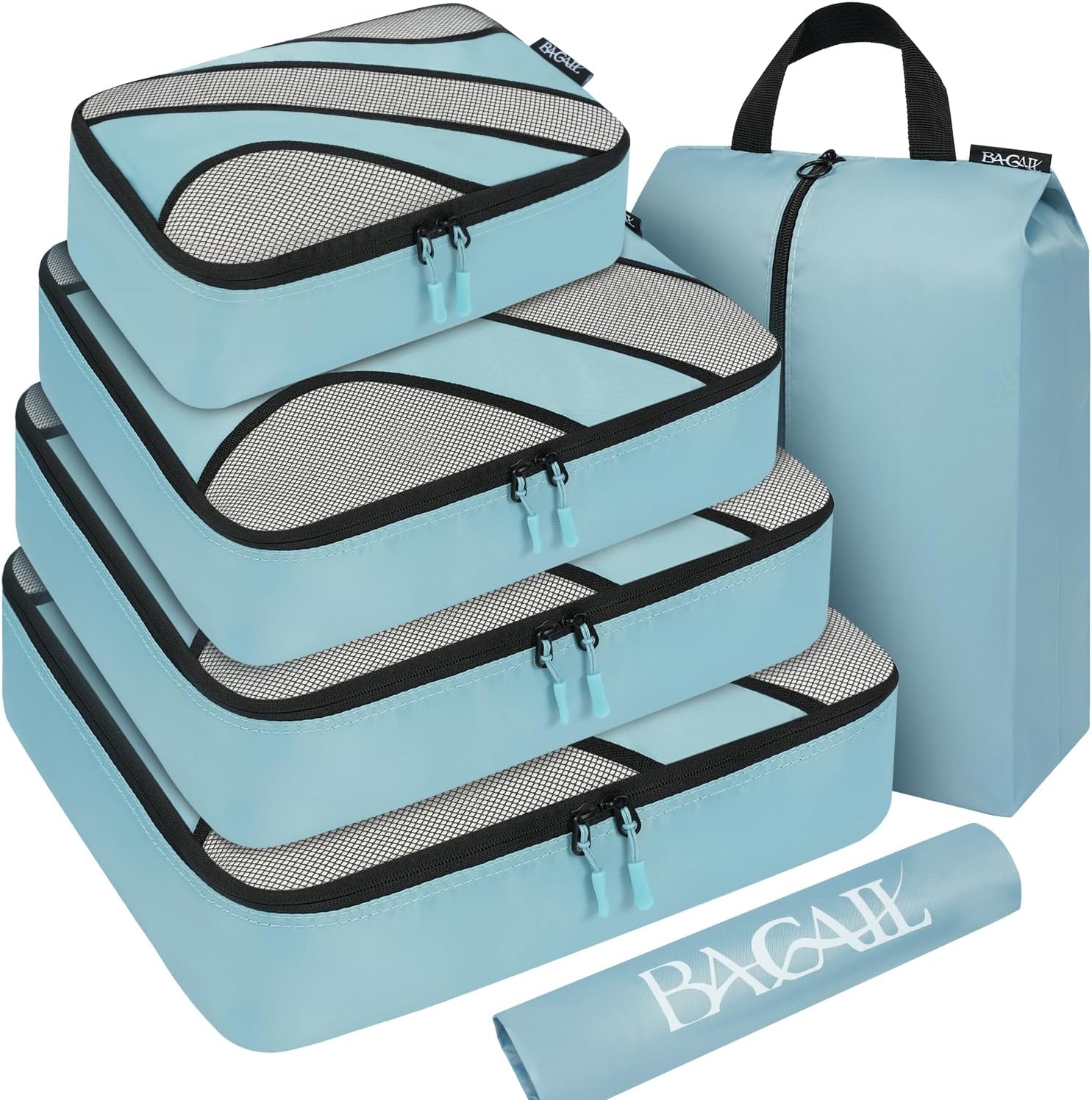 Bagail Mesh Bagail Compression Packing Cubes Compression