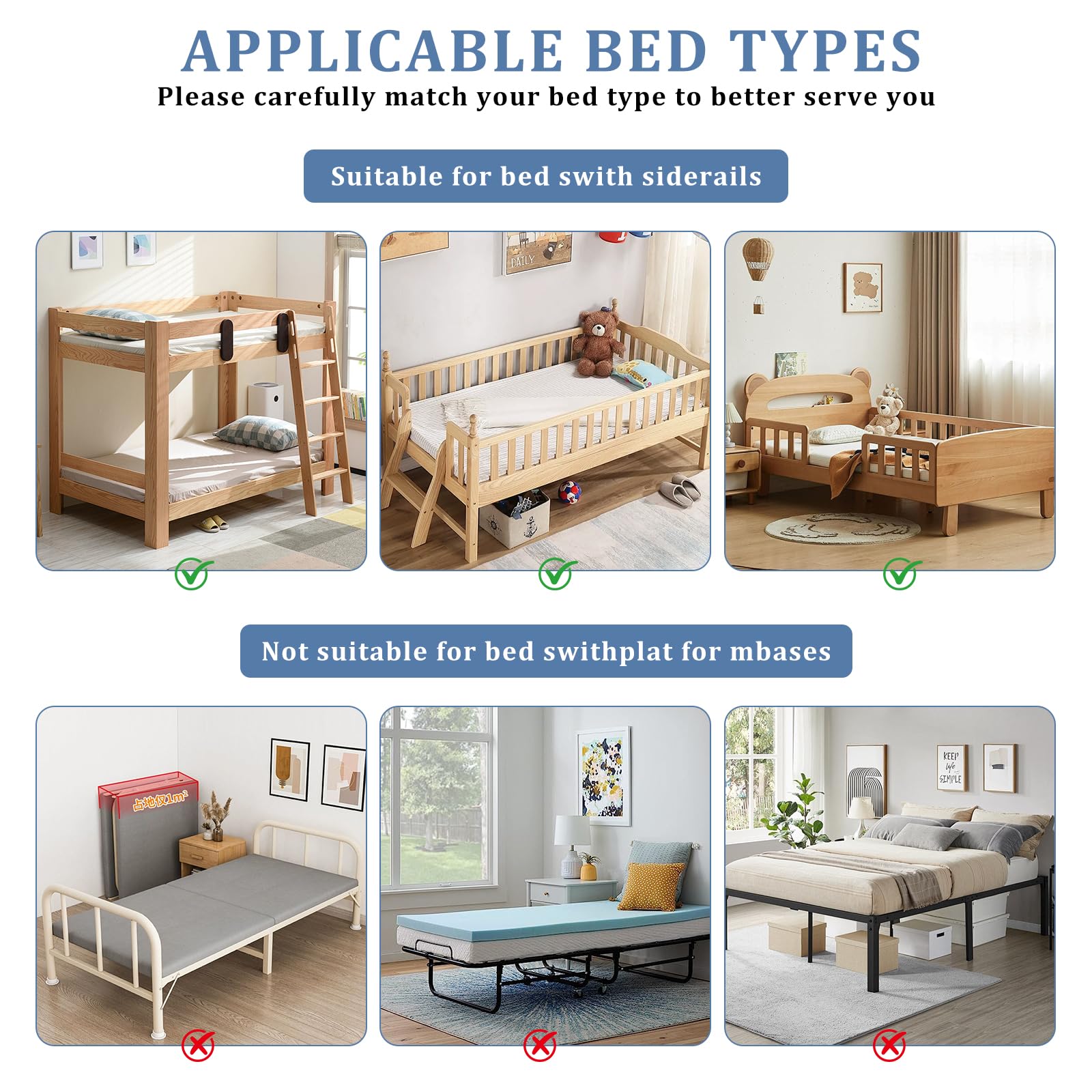 Zwevend Nachtkastje Van Bamboe - 38 X 26 X 11cm - Tafeltje Voor Aan Het Bed Klembare Bedplank Bevestiging Zonder Boren Handig Nachtkastje Met Klembare Functie
