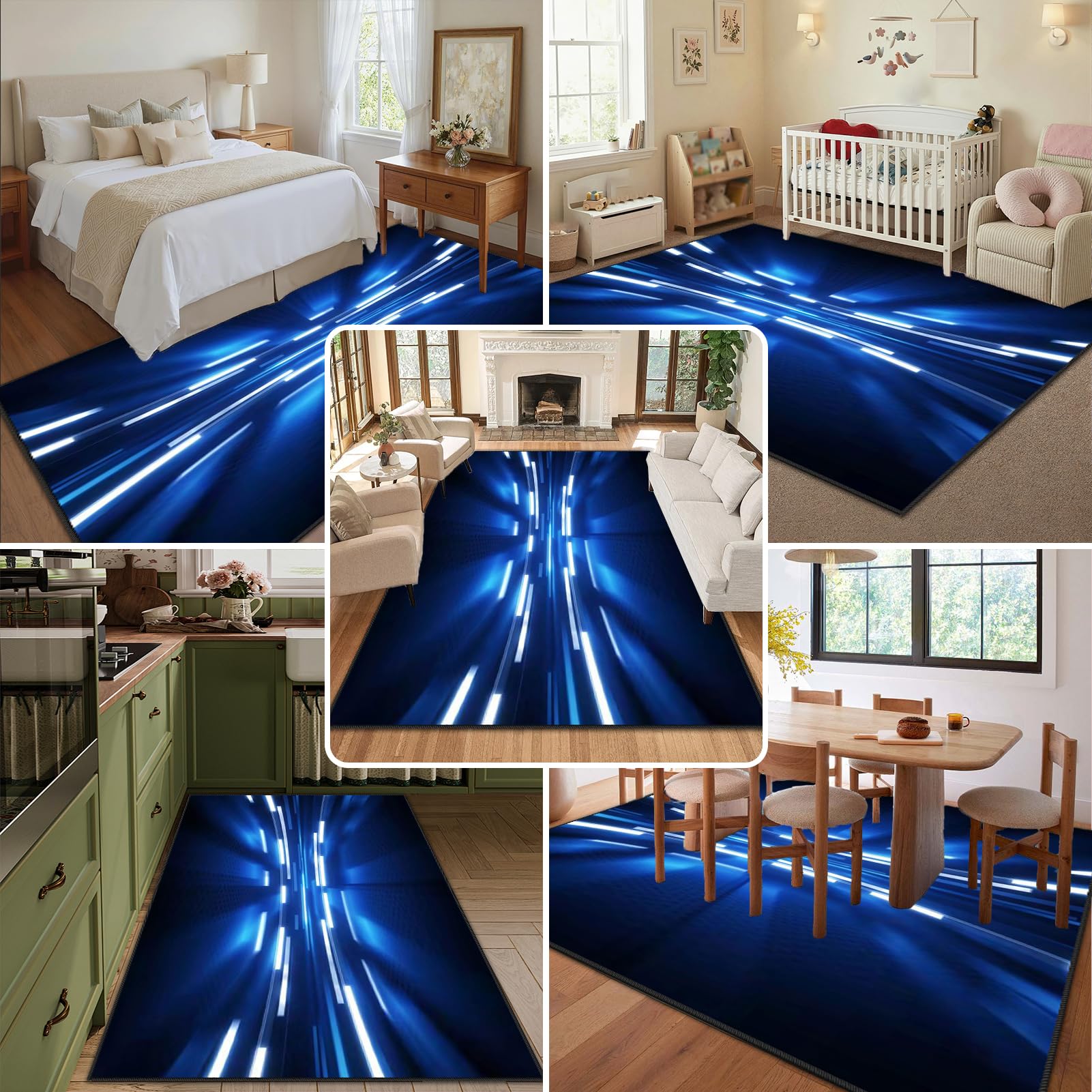140 x 200 cm Tapis de Protection Antidérapant de Plancher Chaise Gaming