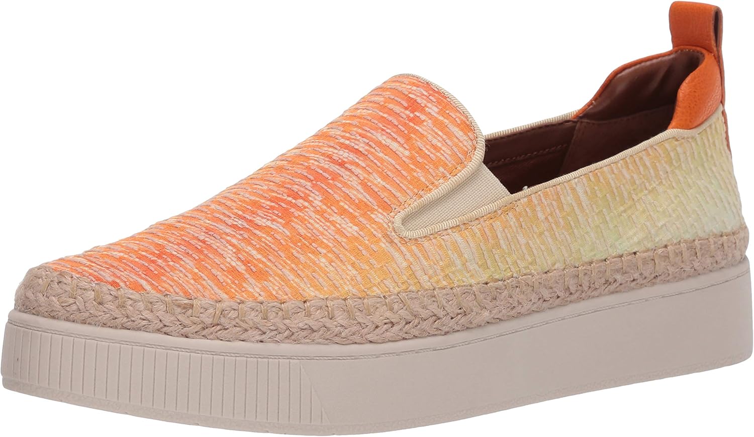Franco Sarto Womens Homer2 Yellow Sneakers 5 M