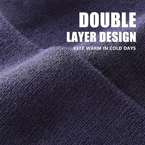 Miniatura 7 de Beanie Hats for Men Women Winter Knit Hat Warm Slouchy Beanie Cuffed Skull Cap