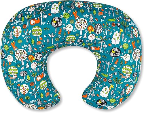 Almohada de lactancia, almohada de lactancia materna con funda de algodón extraíble, almohada de lactancia para mamá más fácil de amamantar y