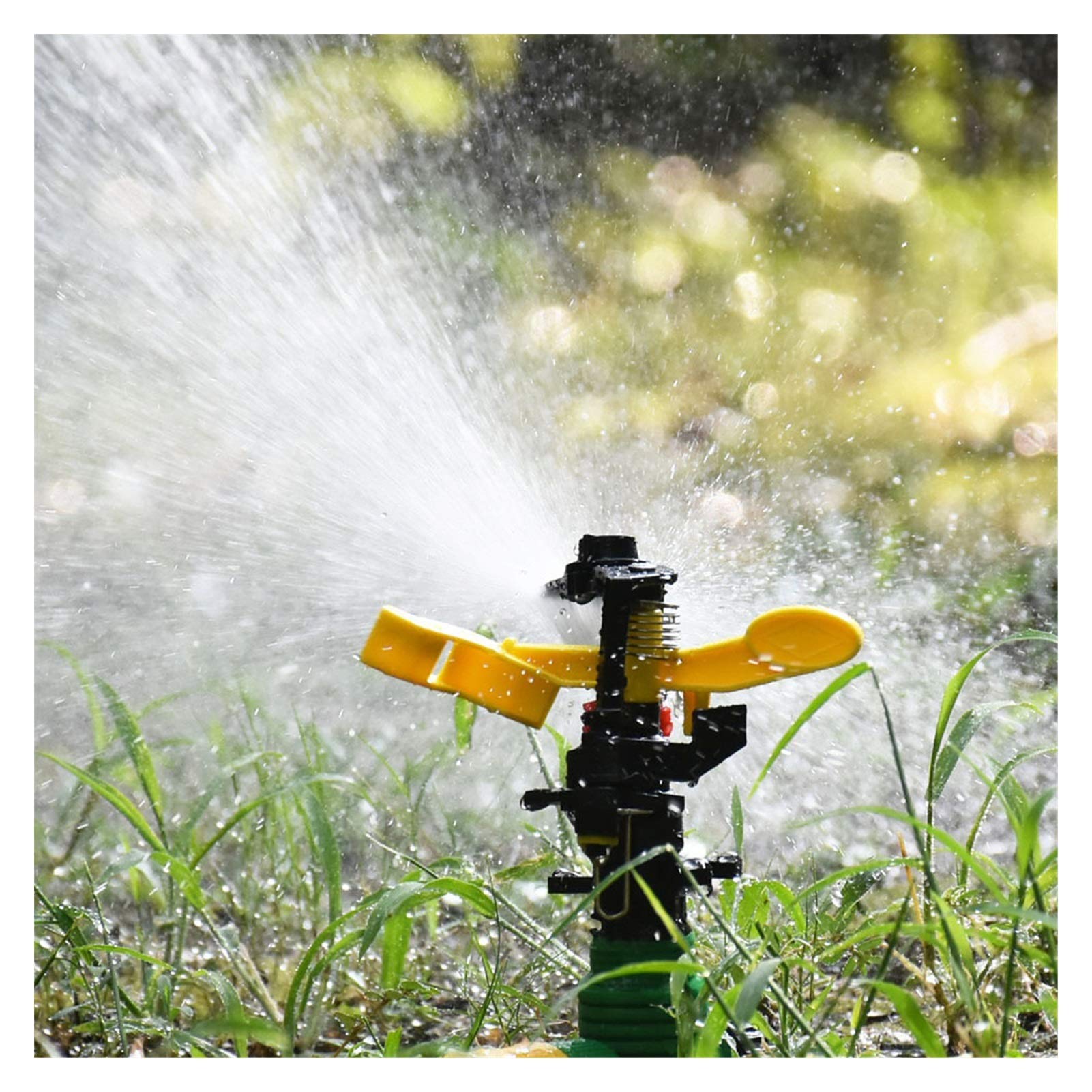 Annaffiatura del giardino irrigazione del prato in 1/2 "3/4" Thread esterno REGOLABILE REGOLABILE REGOLABILE ROTANTE ROTATITO ROCKER ARM Sprinkler 360 gradi Spruzzatore rotante for annaffiato 11