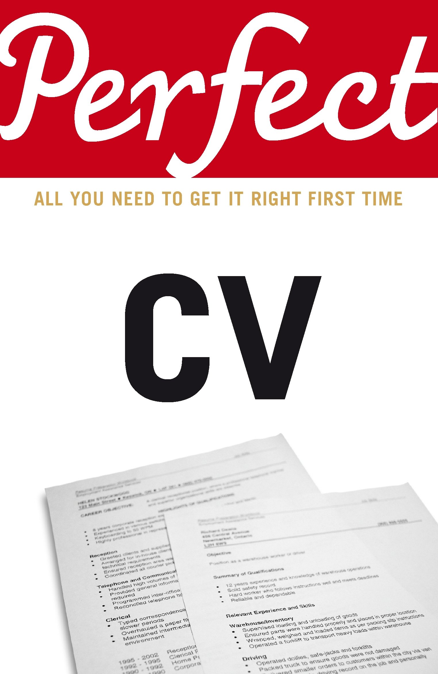 Perfect CV by Max Eggert - 9781905211739
