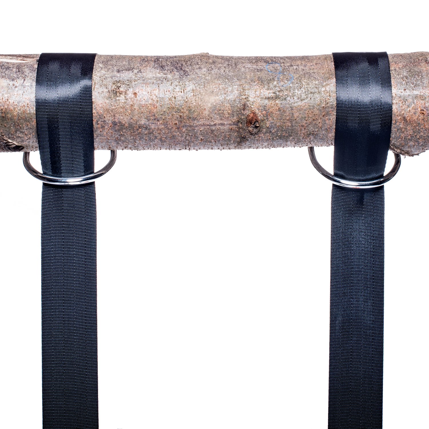 Tree Swing & Hanging Hammock Branch Straps Set of 2 for Adults & Kids, Heavy Duty Kit, Stainless Steel Rings & Locking Carabiners, up to 2000lbs capacity, Light & Portable Hanger, Easy To Install