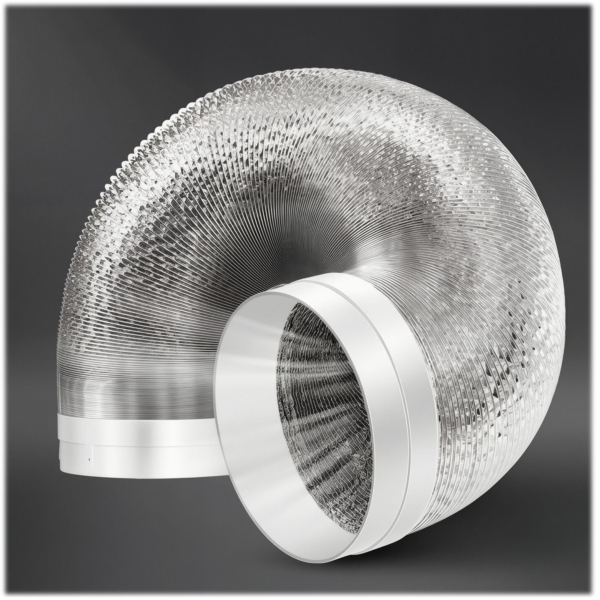 Gaine Séche-Linge 6", 3m, Conduit Flexible en Aluminium