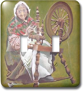 3dRose lsp_17643_2 Ireland Spinning Wheel Toggle Switch
