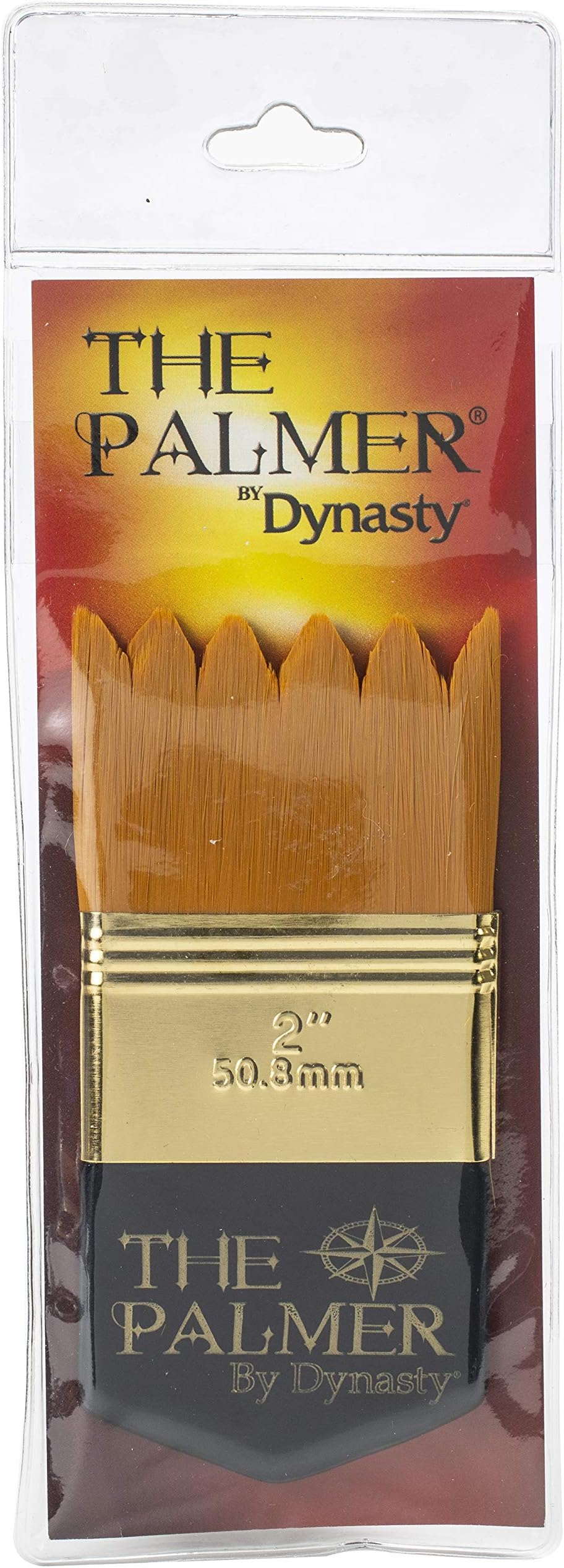 F & M Brush Company Dynasty Palmer Brush-Synthetic Wave, Size: 2"
