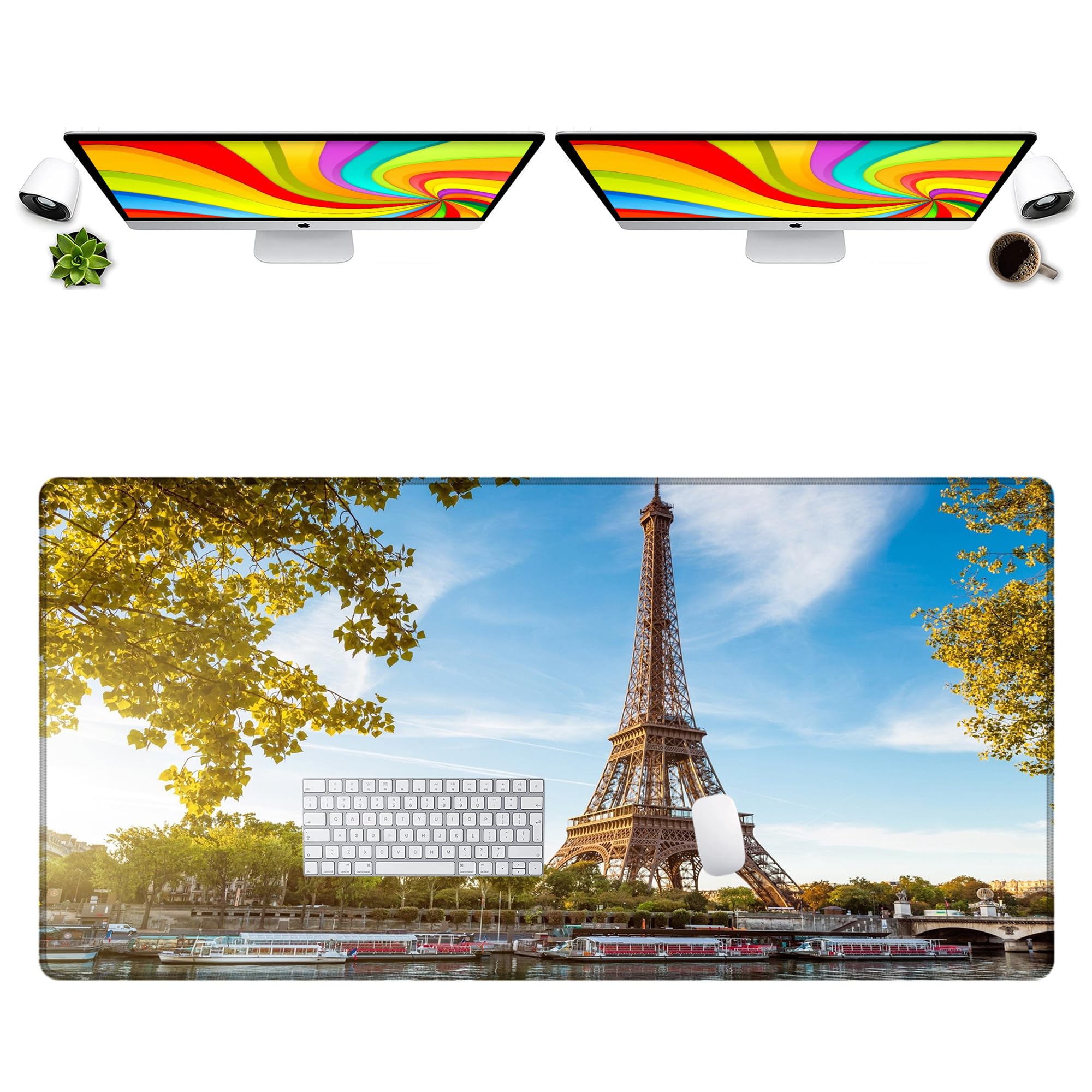 LL-COEUR XXXL Gaming Tappetino per Mouse Scrivania Computer Portatile Mousepad (1400 x 700 x 3 mm, Colore 6)