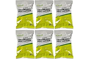 Rescue! Reusable Yellowjacket Trap Refills (6-Pack) - Traps Yellow Jackets for 10 Weeks
