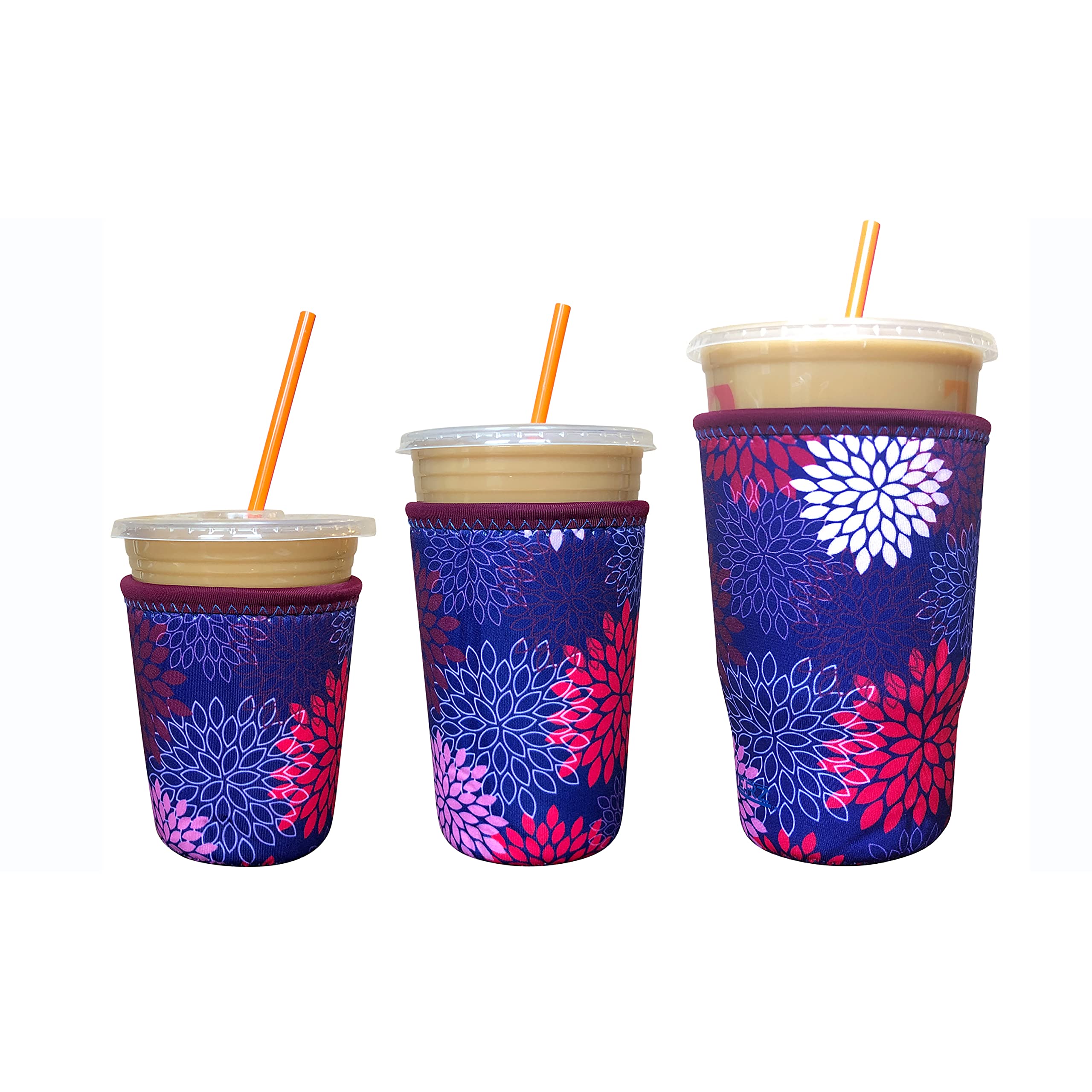3-Pack Iced Coffee Sleeve SET OF 3 - Midnight Mums
