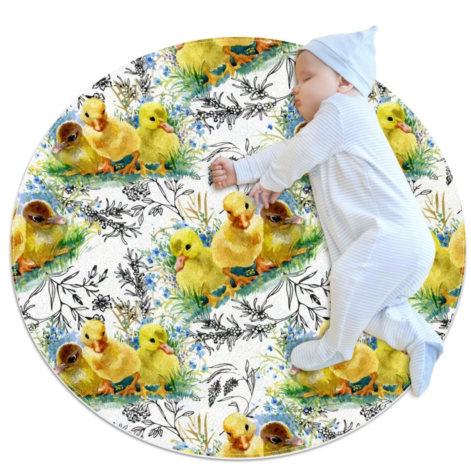Tapis de salle de bain canetons mignons pour créer un nid douillet à votre enfant