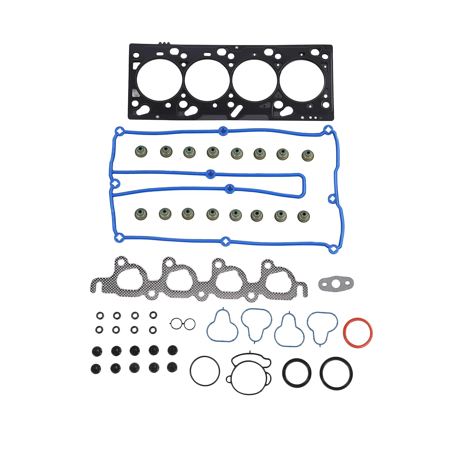 DNJ HGB445 Cylinder Head Gasket Set with Head Bolt Kit for 2000-2000 Ford, Mercury Contour, Cougar, Escort 2.0L L4 16V DOHC 1989cc