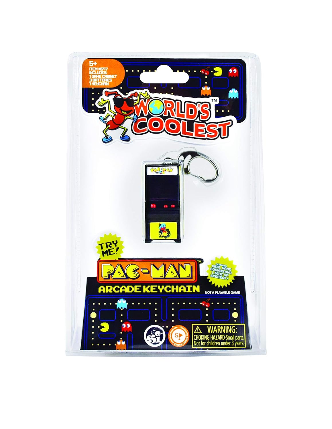 World's Coolest Light & Sound Arcade Keychain Assortment : Amazon.in ...