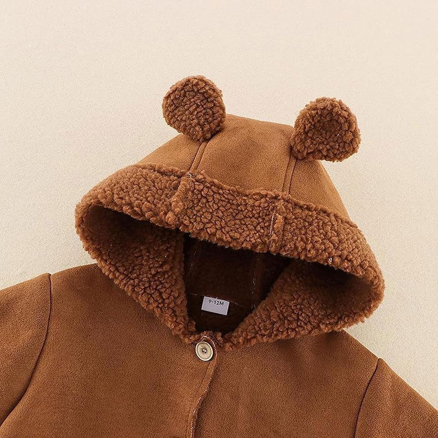 ASSICON Toddler Winter Coat Girls Winter Zip up Long Sleeve Hooded Coat Thicken Warm Outerwear with Hooded Warm Jacket for Baby Girls