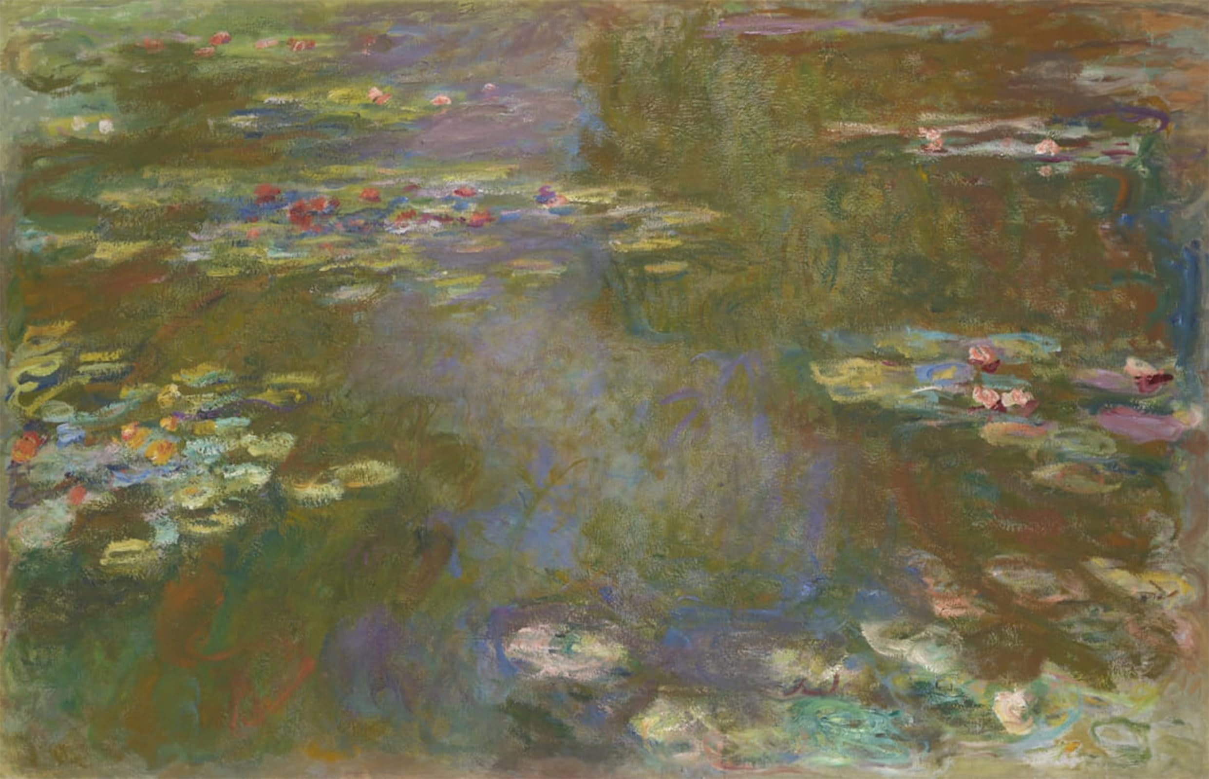 ARTXLXXBN Famous Painting Art Wall Decor Abstract Art Picture Water Lily Pond by Claude Monet Animal Pictures for Home Decor 60x90cm