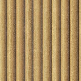 Livelynine 15.8x394 Faux Wood Slat Peel and Stick Wallpaper Self Adhesive Striped Bamboo Wallpaper Removable Contact Paper for Walls Wood Slats Wall Panel Natural Slat Wall Panels Ceiling Vinyl Wrap