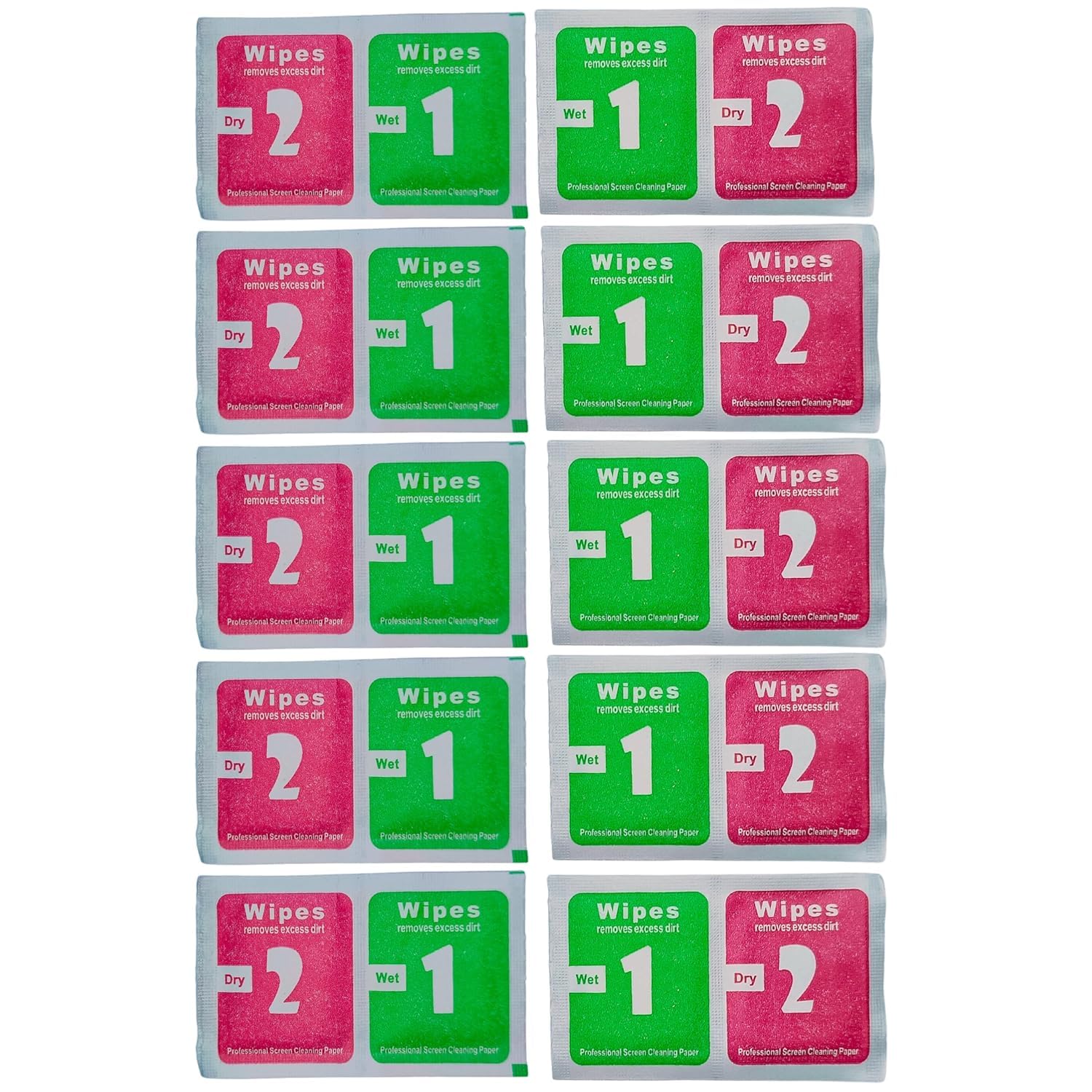 Kelso® 50 pcs Wet and Dry Cleaning Wipes for Camera Lens LCD LED Screen Mobile Phone Tablet Laptop Handset Smart Watch iWatch iPad Lint Remover Crystal Clear Display - Set of 50-picture-20