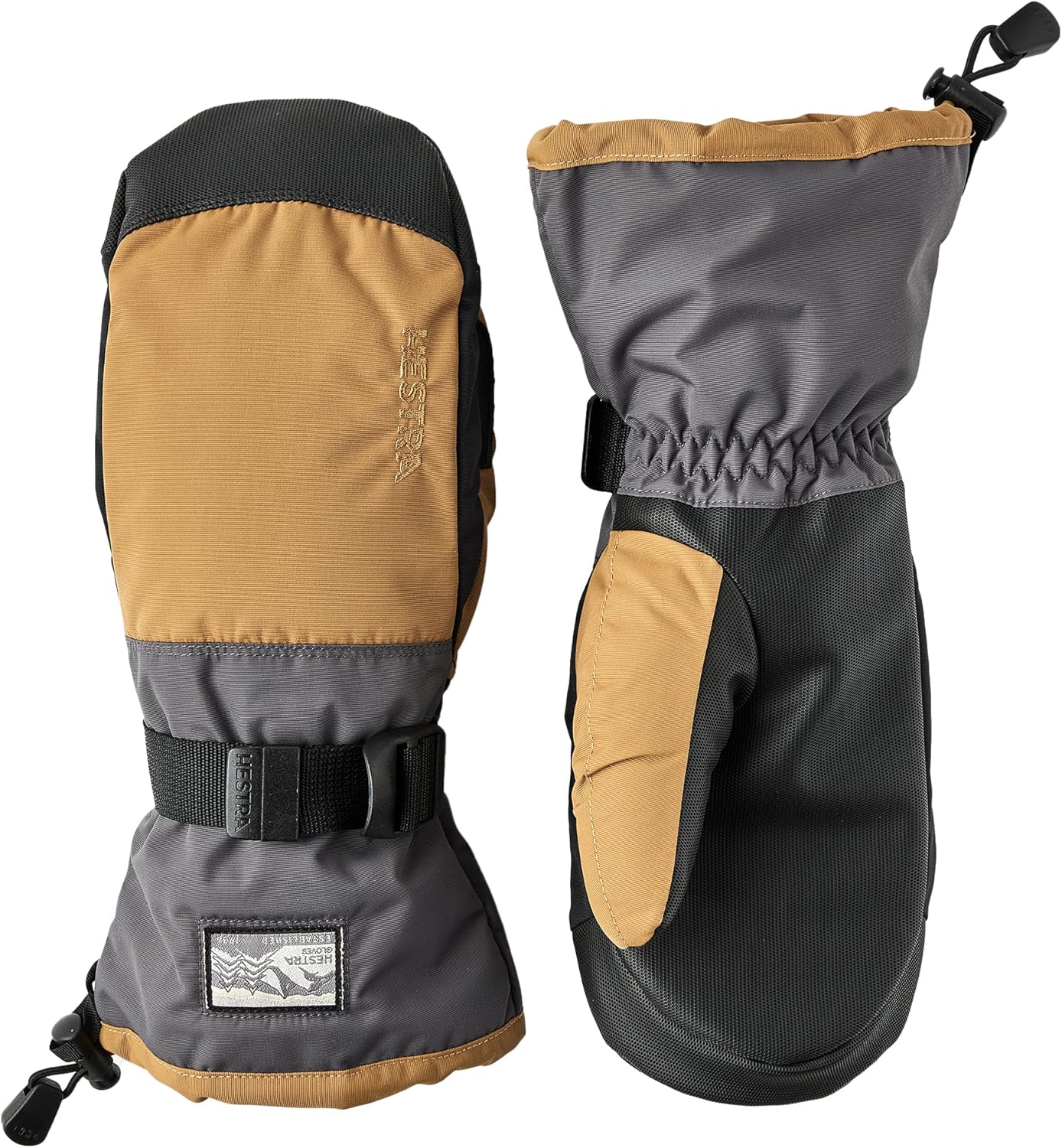 Hestra Unisex Gauntlet Sr Mitt, Waterproof, Windproof Insulated Mittens for Skiing & Snowboarding, Men & Women