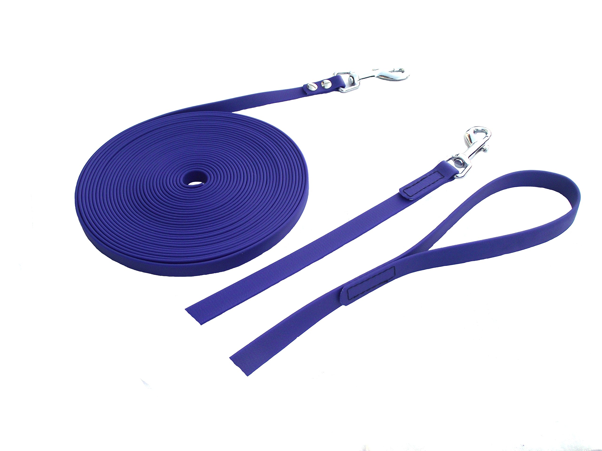 Angel For Pets MJH Führleine – Beta-BioThane, 2 M, 13 Mm, 3-fach Verstellbar, Für Hunde 10–25 Kg
