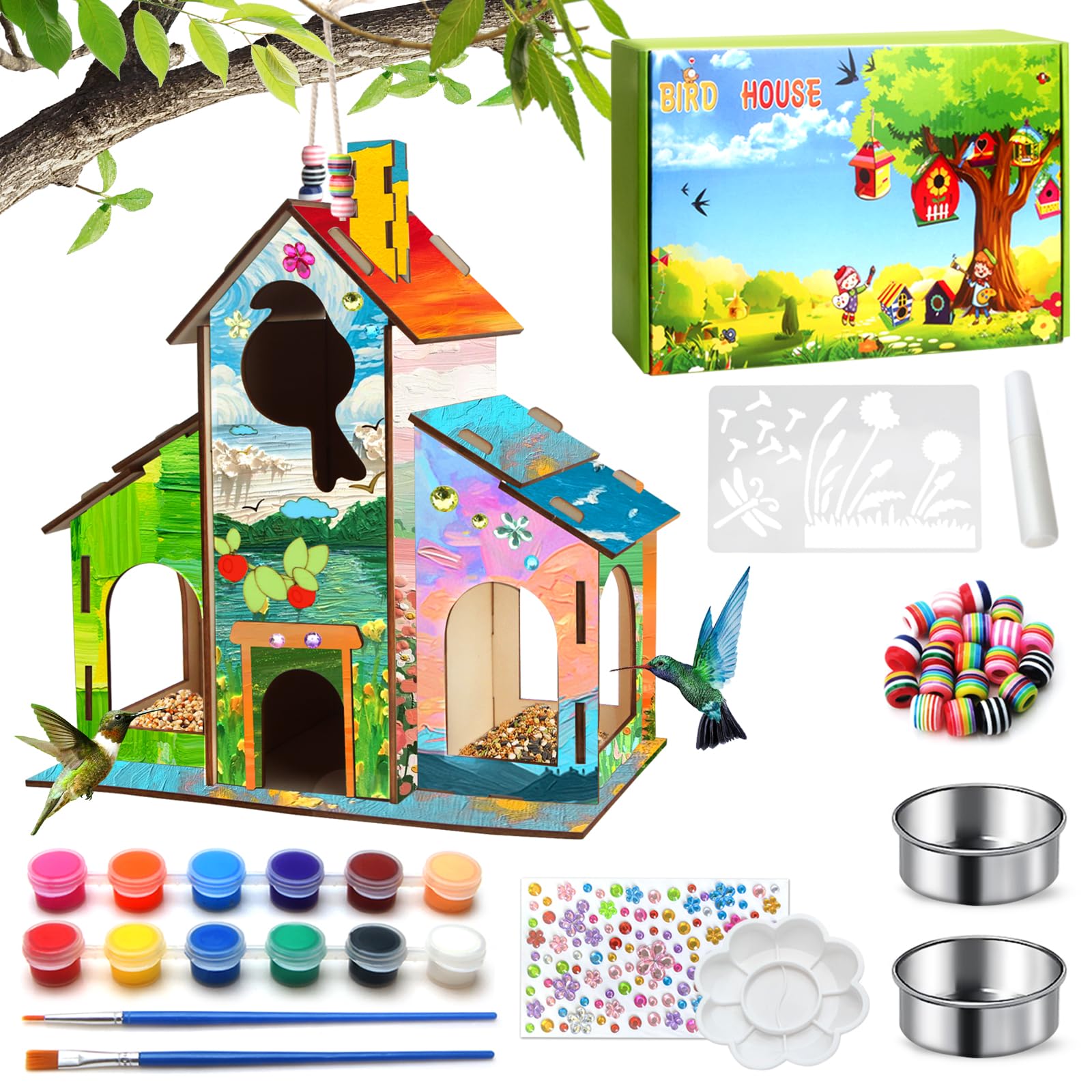 DIY-Vogelfutterhaus-Bausatz