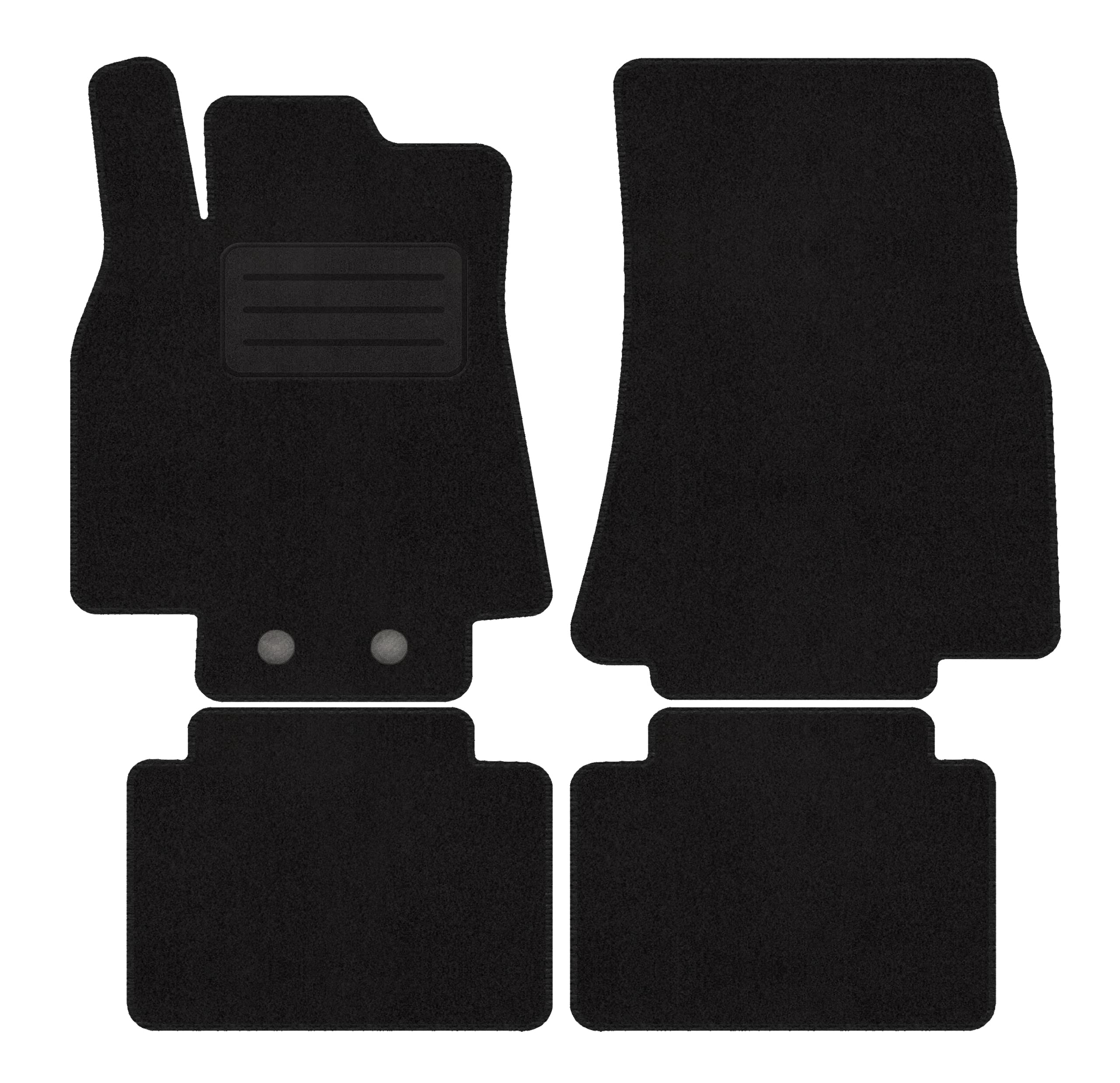 Set completo di tappetini in velluto per: Mercedes SLK R170 cabrio (1996-2004