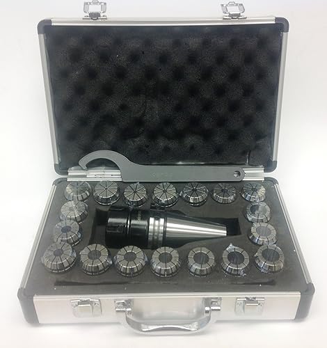 Miniatura 30 de HHIP 3901-5108 BT-40 ER-32 Juego de pinzas y mandril de 10 piezas, ER-32, longitud de calibre de 2.75 pulgadas