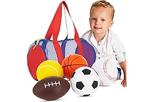 Neliblu Foam Sports Toys - Ideal for Toddlers to Enhance Motor Skills and Hand-Eye Coordination