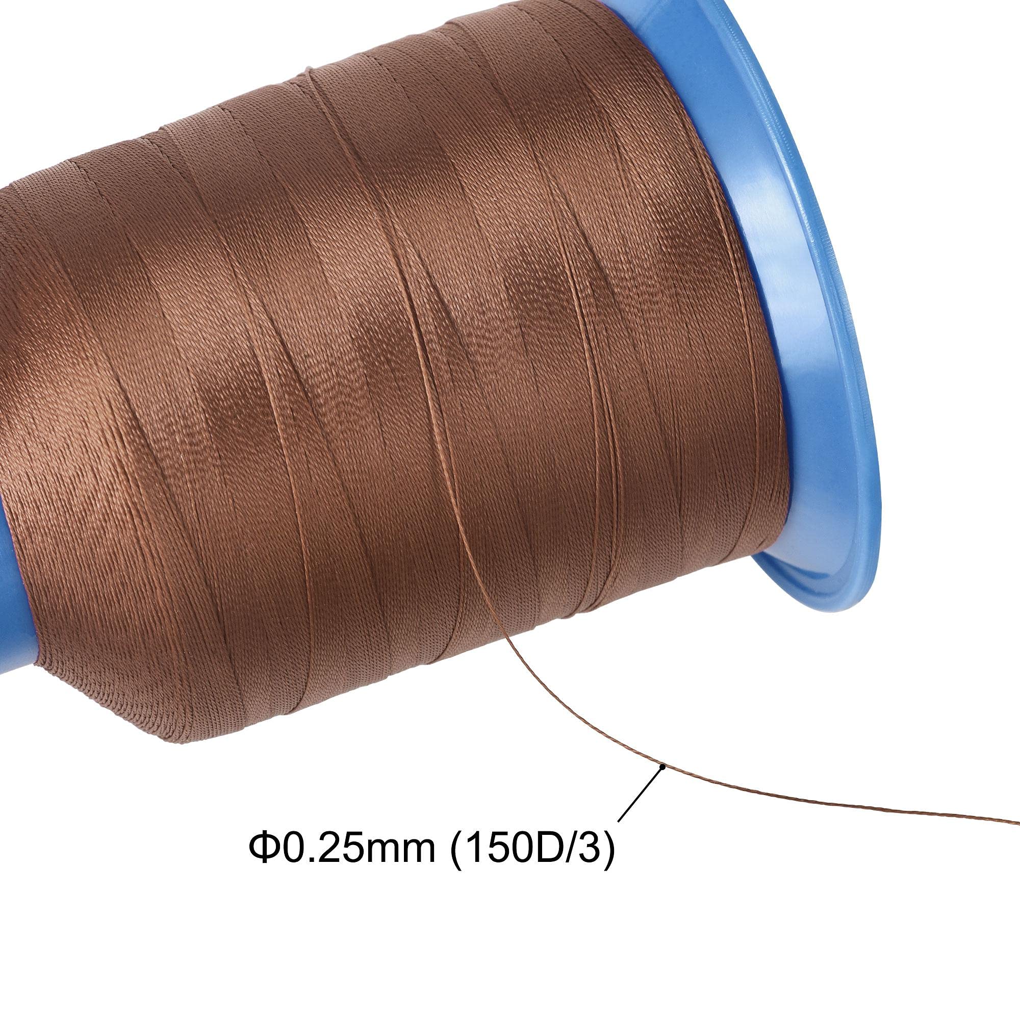 Fil Plat Ciré Pour Couture Du Cuir, Cordon En Polyester, Couture