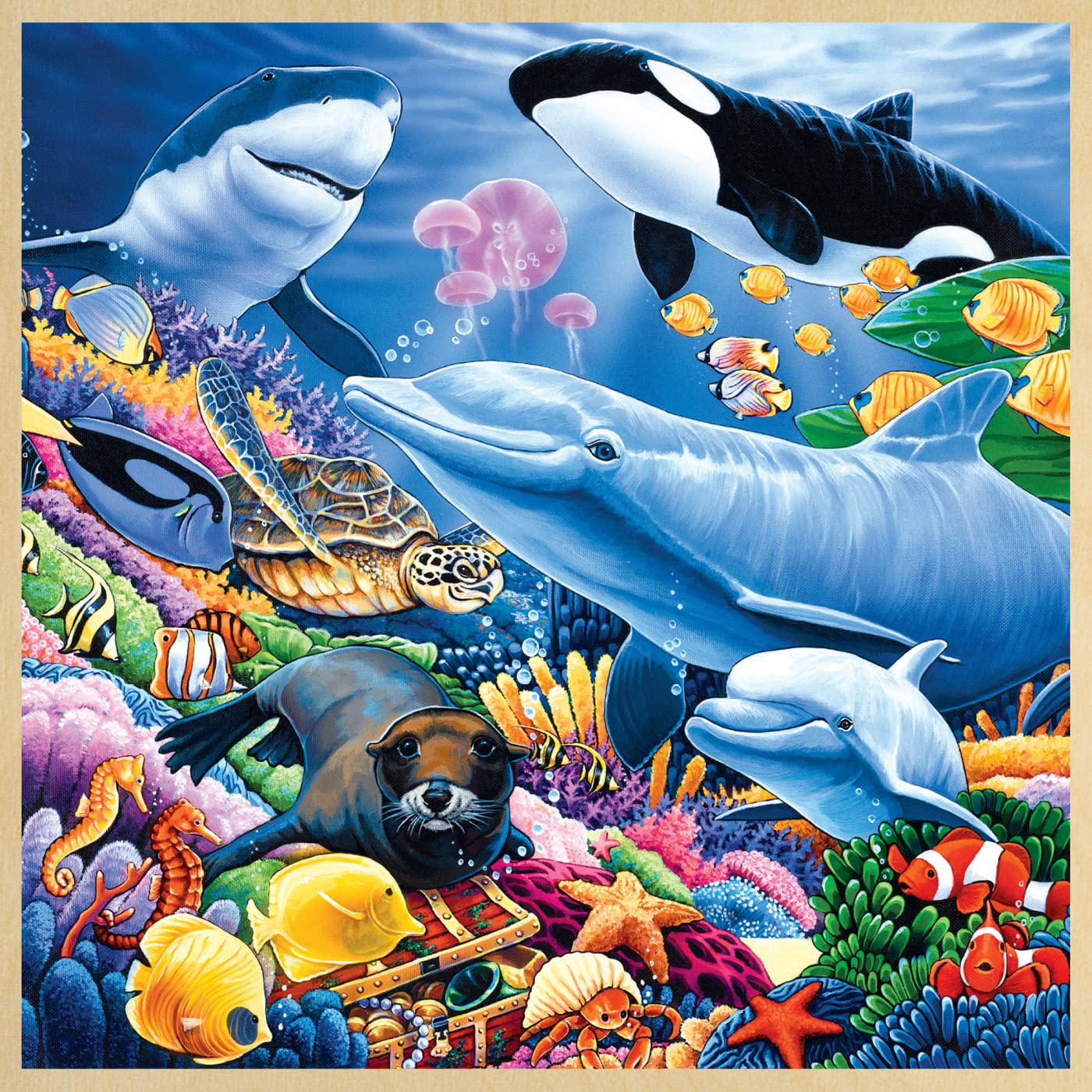 Amazon.com: Masterpieces 48 Piece Fun Facts Jigsaw Puzzle for Kids