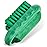 SPARTA Nail Scrub Brush Commercial-Grade, Heavy-Duty Hand and Fingernail Brush with Stiff Bristles for Gardeners, Mechanics, And Foodservice Personnel, Plastic, 5 Inches, Green