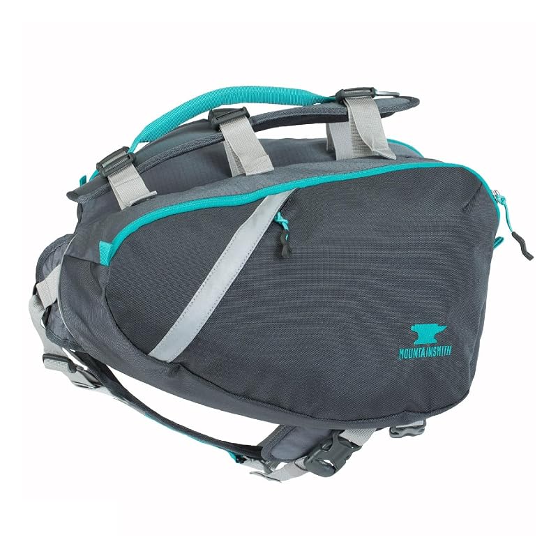 Mochila para cães Mountainsmith K9 Dog Pack em Nylon Caribe Blue, Large