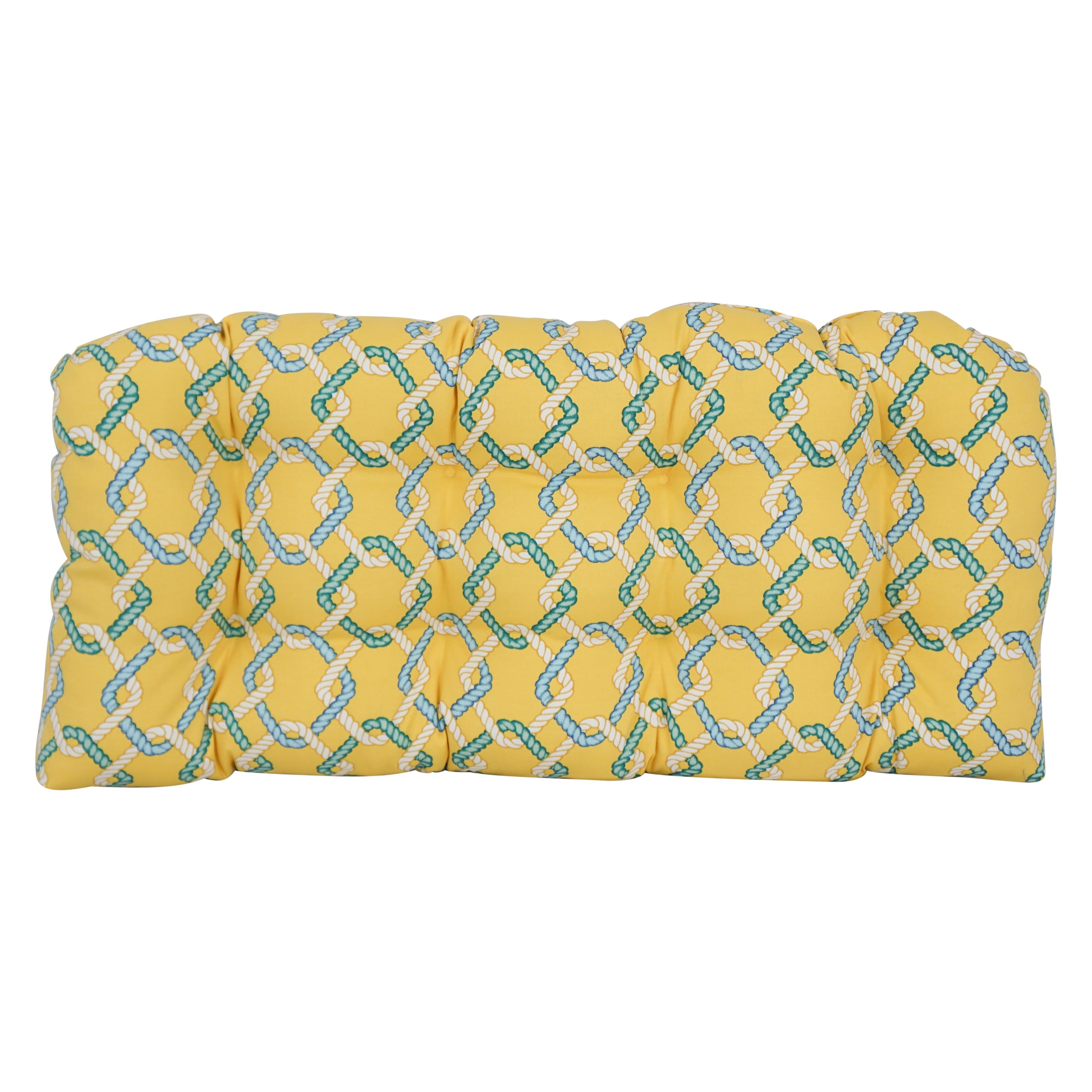 42-Inch By 19-Inch U-Shaped Patterned Spun Polyester Tufted Settee/Bench Cushion  93180-Ls-Od-105