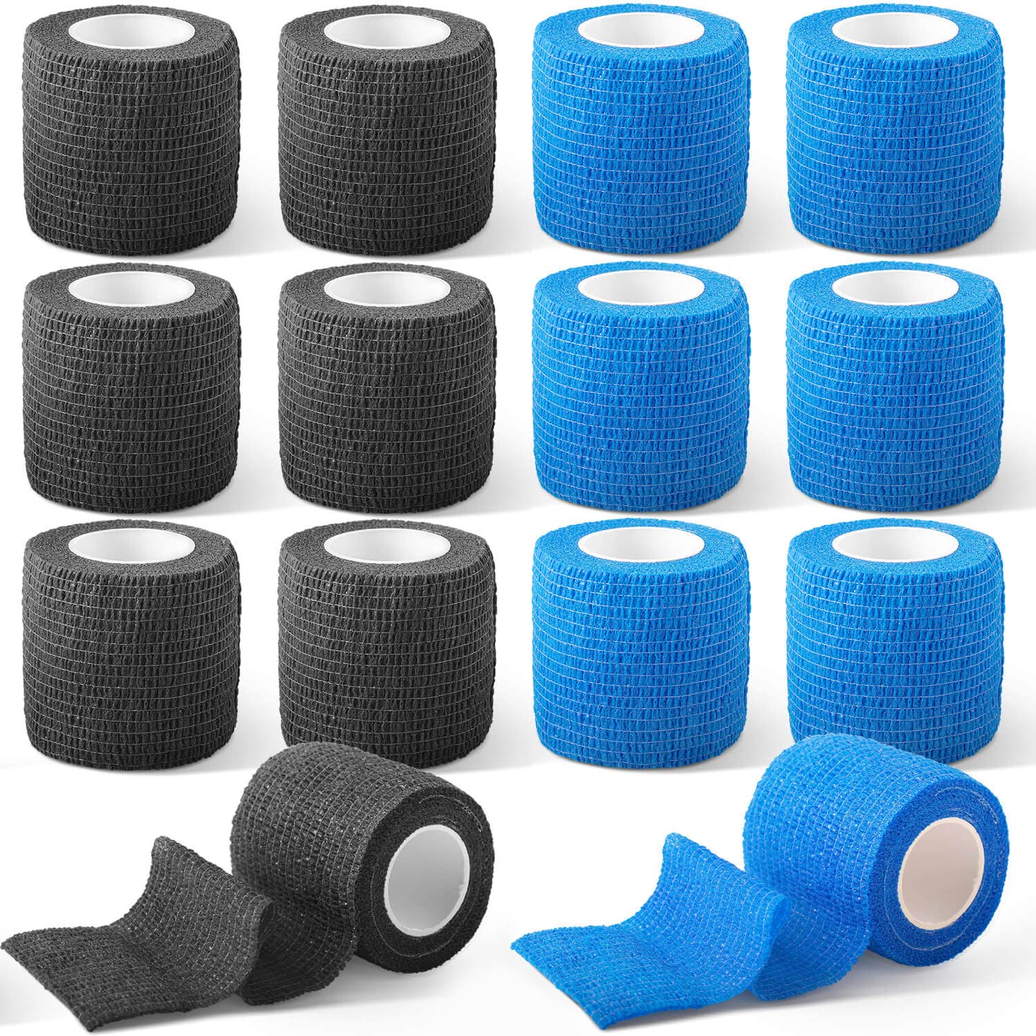 14 Banda Venda Cinta Bendaje Adhesiva Deportiva Tape Crossfit Dedos (Negro) — view 8