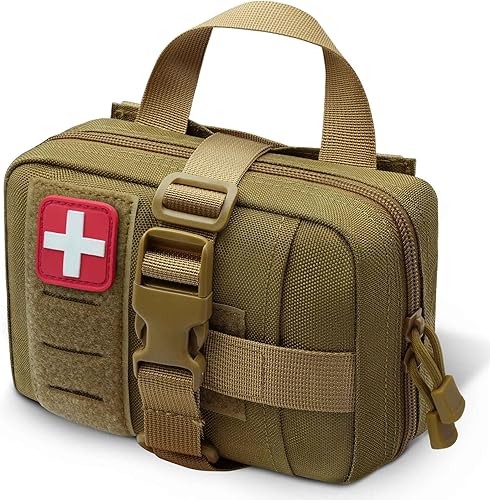Miniatura 10 de Bolsa mejorada Molle Rip Away Ifak, bolsa táctica de primeros auxilios, bolsa médica EMT solo bolsa
