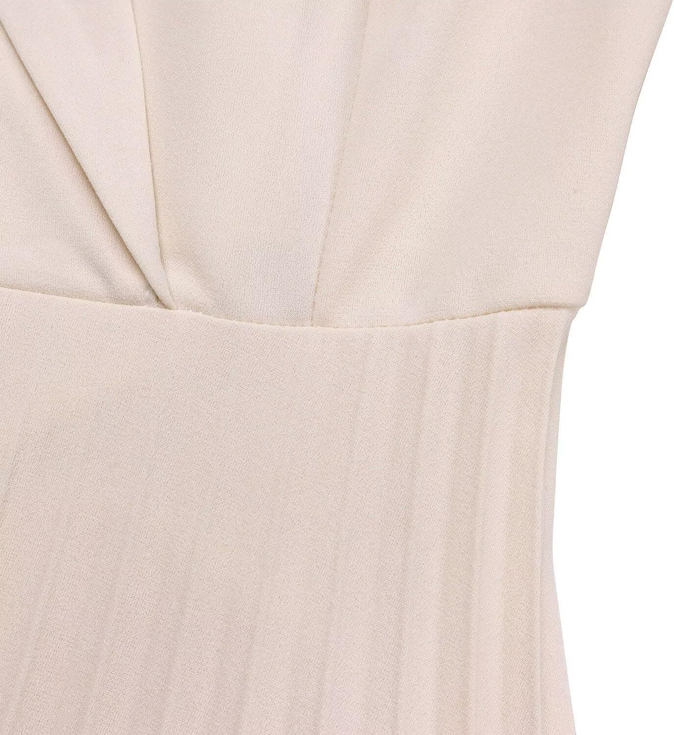 Womens Vintage Retro Work Business Office Fit and Flare Mid-Calf A-Line Dress,Midi Work Dress