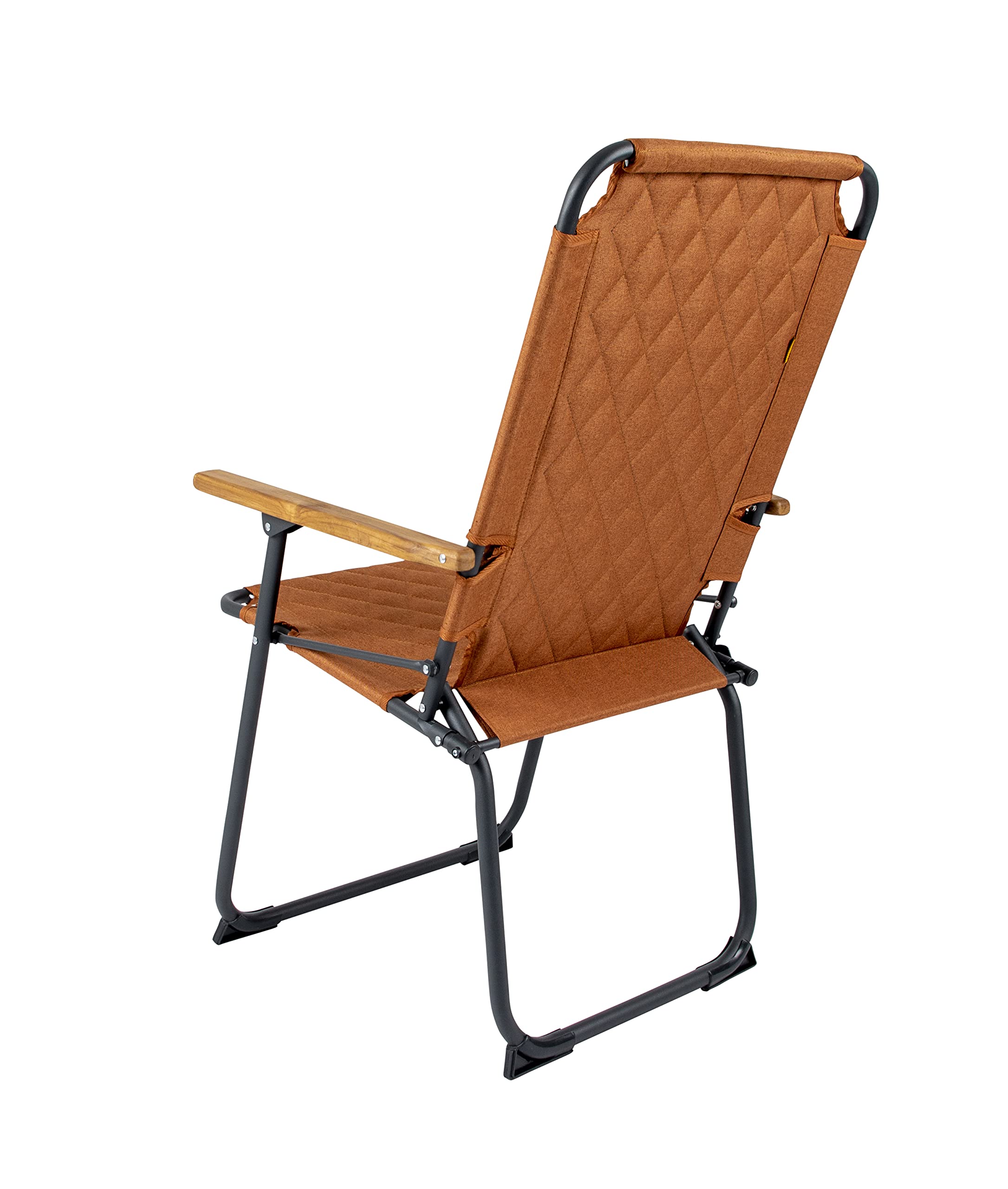 BO-CAMP BC IND Silla Jefferson XL arcilla per campeggiatori e outdoor, per comfort e praticità all’aperto