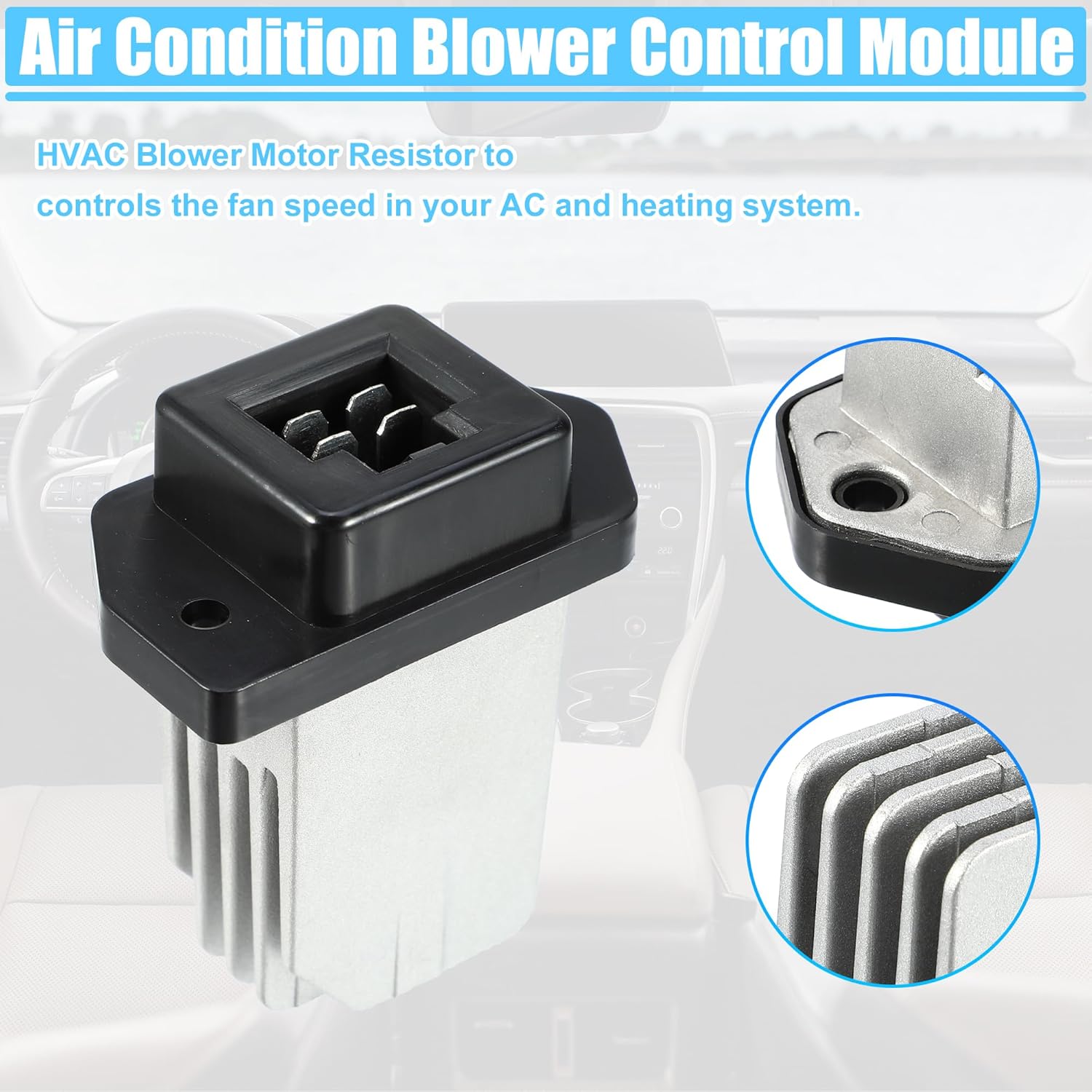ACROPIX HVAC Heater Blower Motor Resistor Temp Control Regulator Module Fit for Mazda MX-5 Miata 2006-2015 No.NE5161B15 - Pack of 1